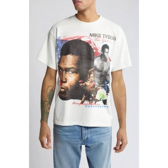 Tyson Stars & Stripes Tee Graphic Shirt Men's Size XL 100% Cotton NEW - Picture 1 of 6